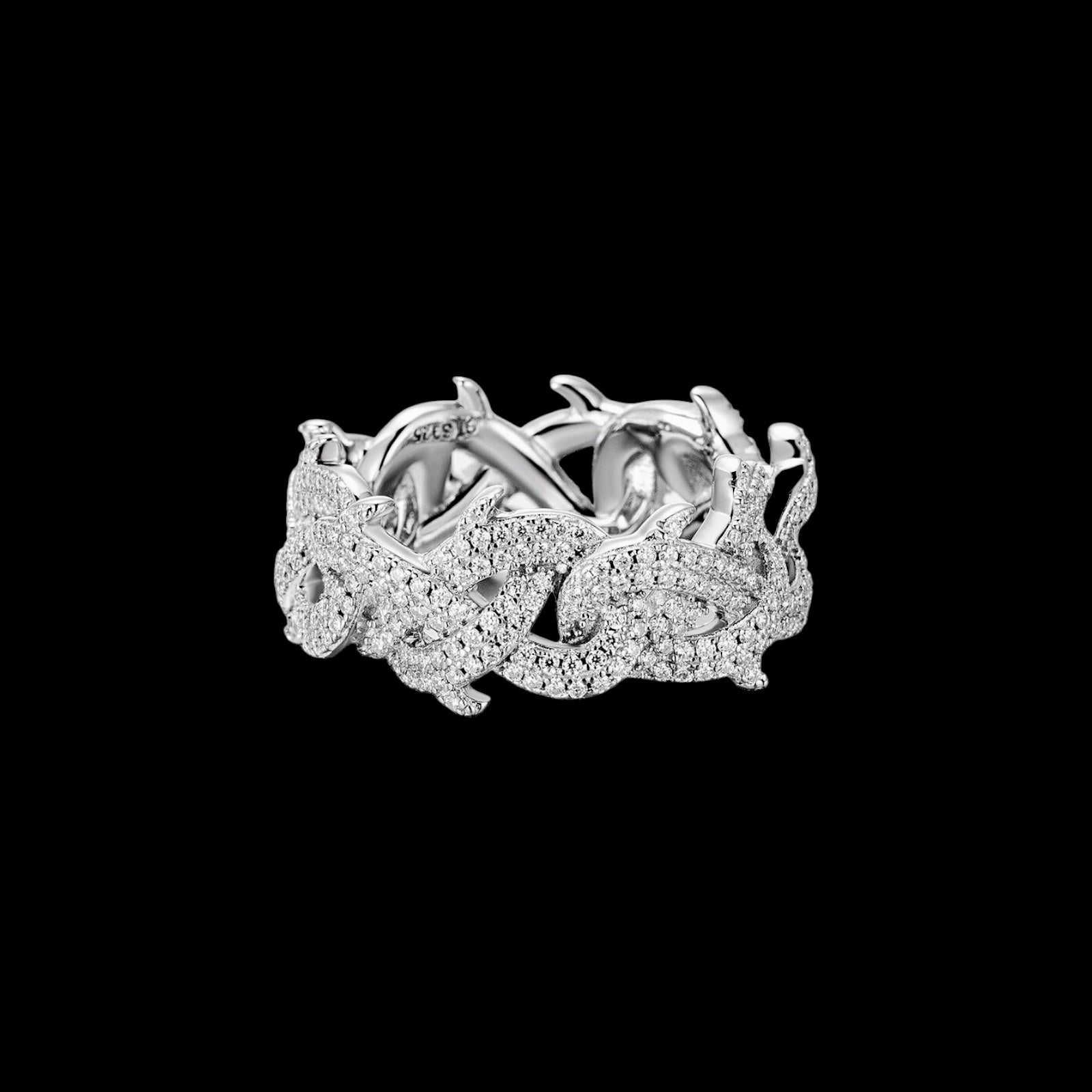 Thorn Cuban Ring