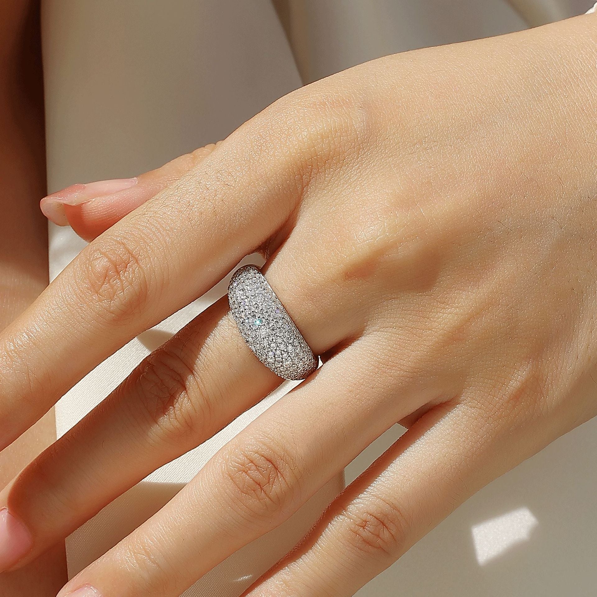 Diamond Dome Ring