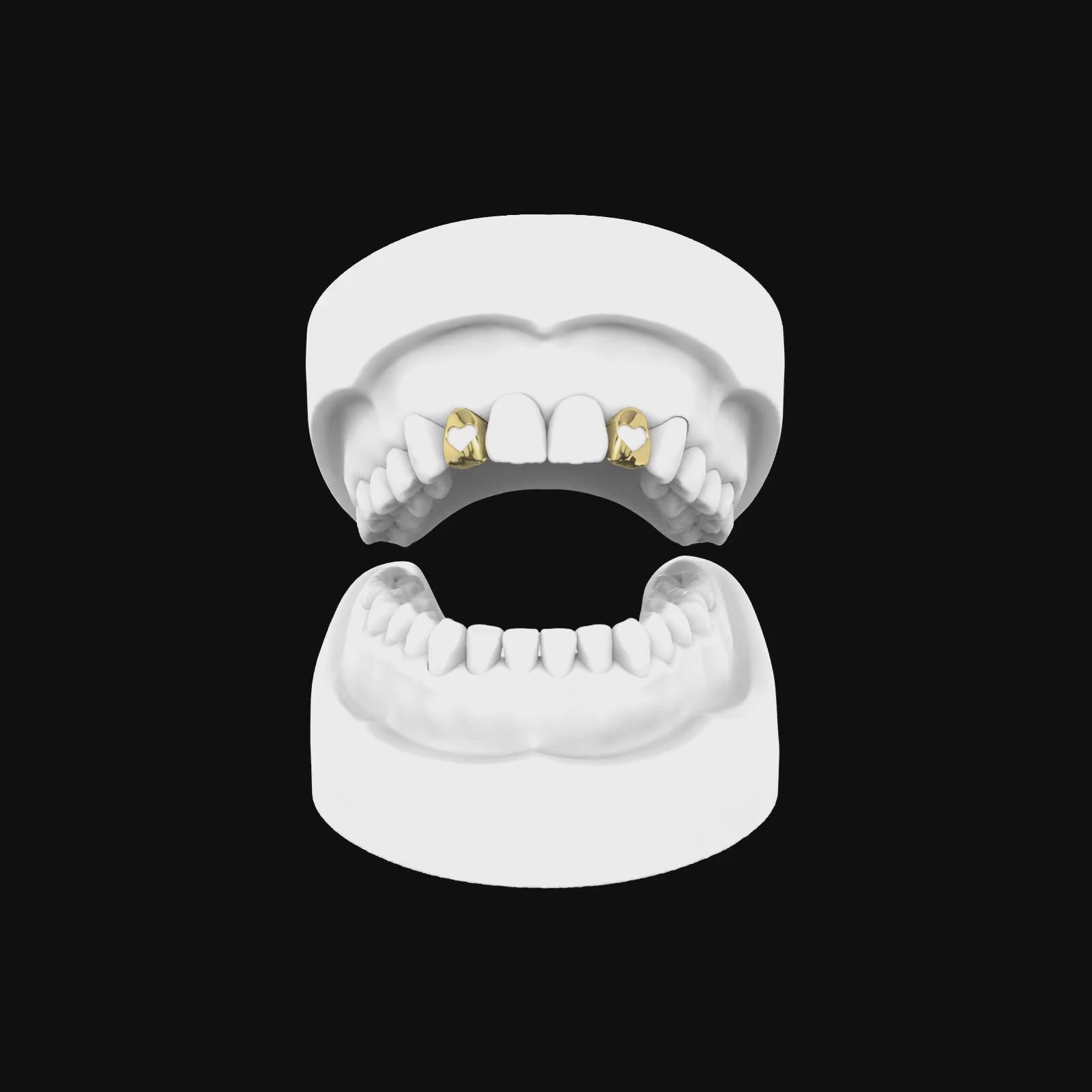 Load video: X2 Heart Open Face Grillz